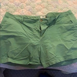 2 pair of Old Navy Shorts - green, blue, pink